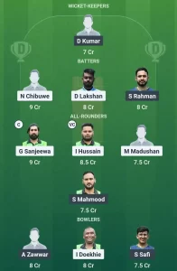 BWR vs BUG Dream11 Team Prediction
