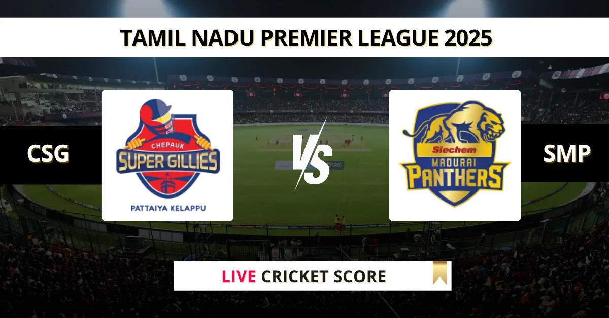 CSG vs SMP Live Score: Scorecard, Ball by Ball Commentary - Match 25, ...