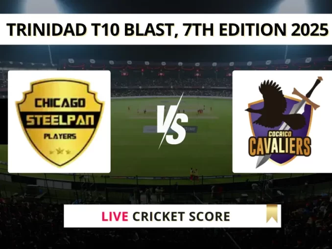 CSP vs SCL Live Cricket Score Trinidad T10 Blast, 7th Edition 2025
