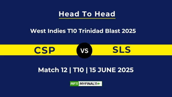 CSP vs SLS Player Battle, West Indies T10 Trinidad Blast 2025