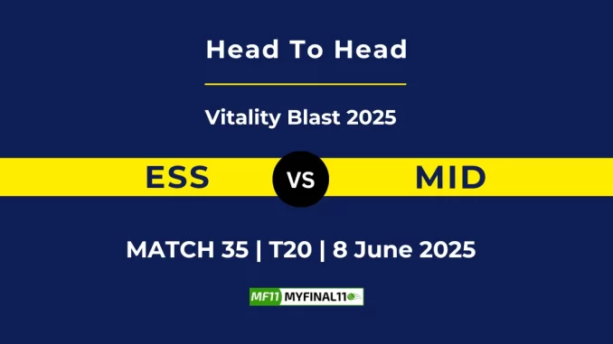 ESS vs MID Player Battle, Head to Head Vitality Blast 2025