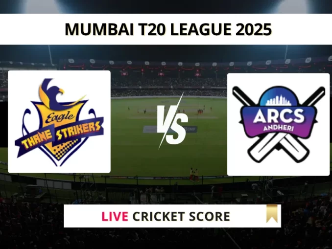 ETS vs AA Live Cricket Score Mumbai T20 League 2025