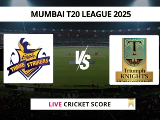 ETS vs TK Live Cricket Score Mumbai T20 League 2025