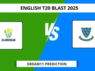 GLA vs SUS Dream11 Prediction English T20 Blast 2025