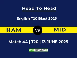 HAM vs MID Player Battle, English T20 Blast 2025