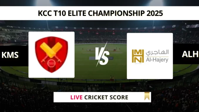KMS vs ALH Live Cricket Score KCC T10 Elite Championship 2025