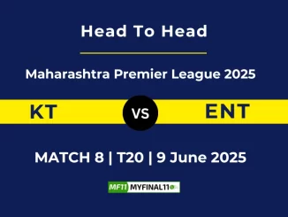 KT vs ENT Player Battle, Head to Head Maharashtra Premier League 2025