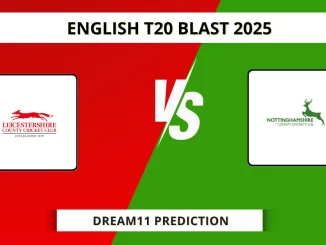 LEI vs NOT Dream11 Prediction English T20 Blast 2025
