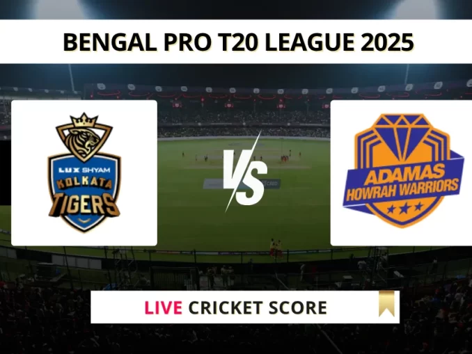 LSKT vs AHW Live Cricket Score Bengal Pro T20 League 2025