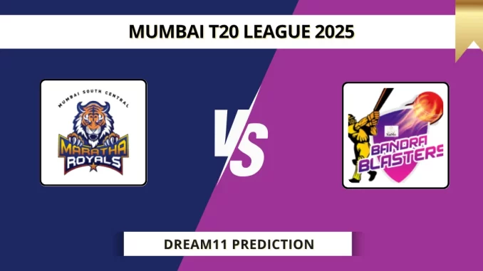 MSCMR vs BB Dream11 Prediction Mumbai T20 League 2025