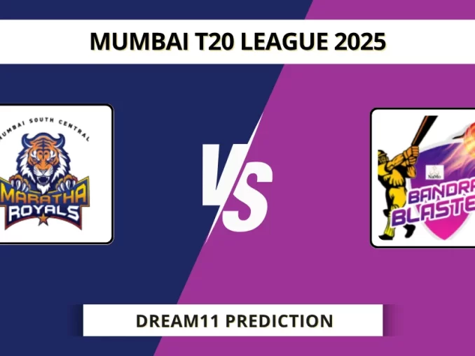 MSCMR vs BB Dream11 Prediction Mumbai T20 League 2025