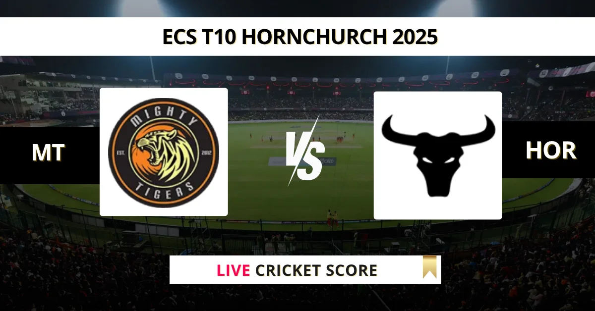 MT vs HOR Live Score: Scorecard, Ball by Ball Commentary - Match 14, E...