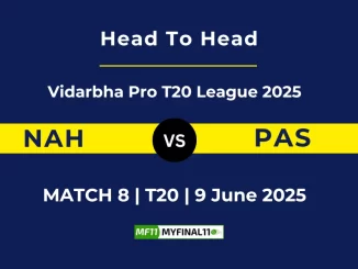 NAH vs PAS Player Battle, Head to Head Vidarbha Pro T20 League 2025