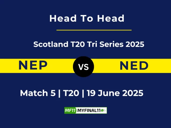 NEP vs NED Player Battle, Head to Head Scotland T20 Tri Series 2025