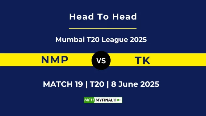 NMP vs TK Player Battle, Head to Head Mumbai T20 League 2025