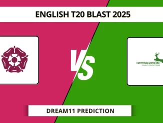 NOR vs NOT Dream11 Prediction English T20 Blast 2025