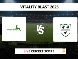 NOT vs WOR Live Cricket Score Vitality Blast 2025