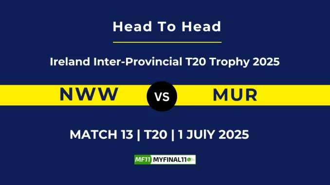 NWW vs MUR Player Battle & Head to Head Team Stats -Ireland Inter-Provincial T20 Trophy 2025 (1)