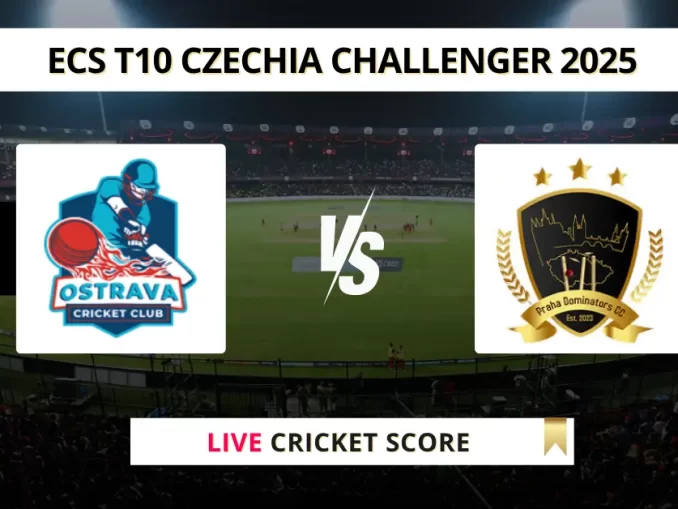 OST vs PRD Live Cricket Score ECS T10 Czechia Challenger 2025