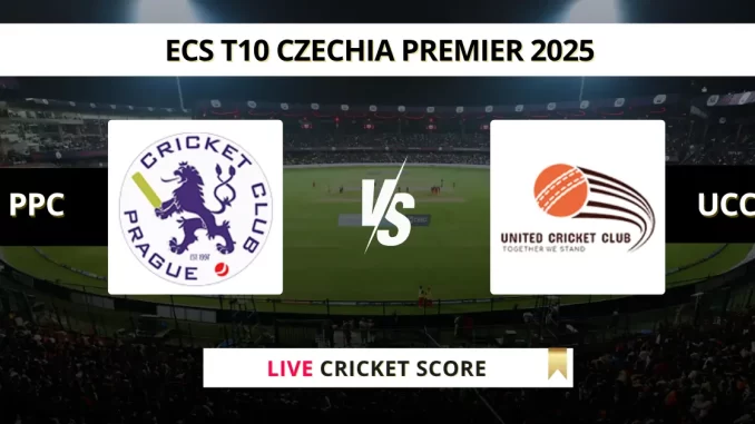 PCC vs UCC Live Score: Scorecard, Ball by Ball Commentary - Match 6, ECS T10 Czechia Premier 2025