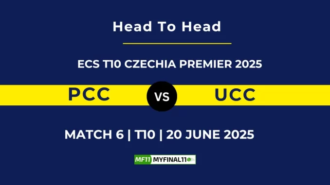 PCC vs UCC Player Battle & Head to Head Team Stats - ECS T10 Czechia Premier 2025