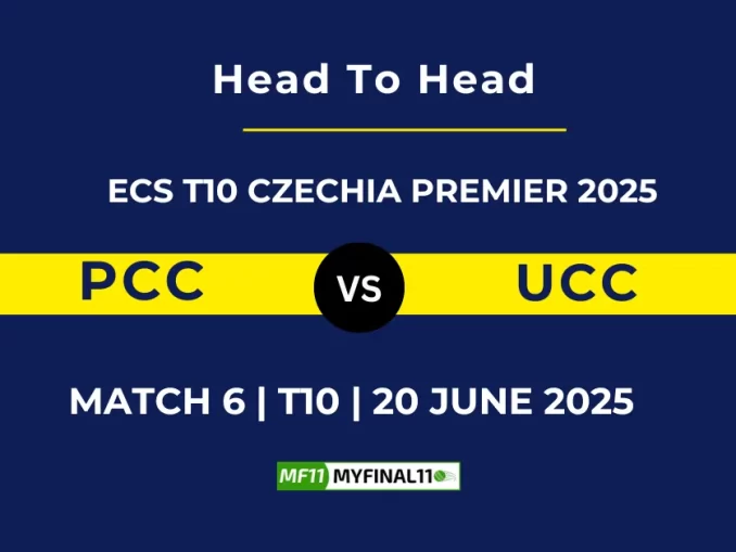 PCC vs UCC Player Battle & Head to Head Team Stats - ECS T10 Czechia Premier 2025