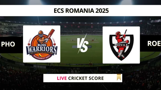 PHO vs ROE Live Cricket Score ECS Romania 2025