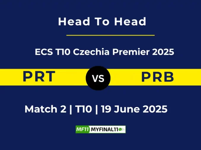 PRT vs PRB Player Battle & Head to Head Team Stats - ECS T10 Czechia Premier 2025