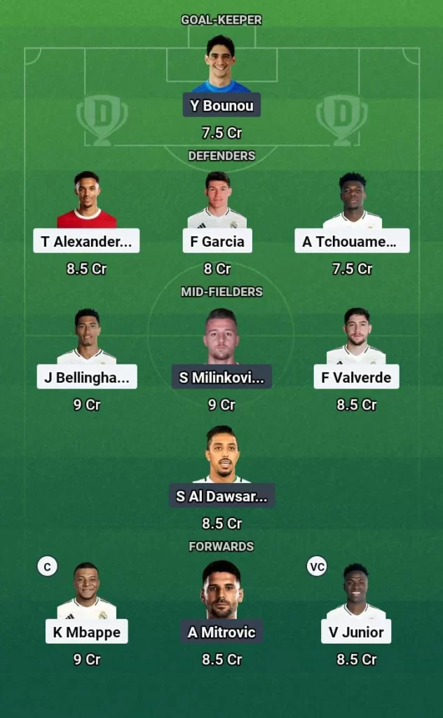 RM vs HLL Dream11 Prediction Today Football Match