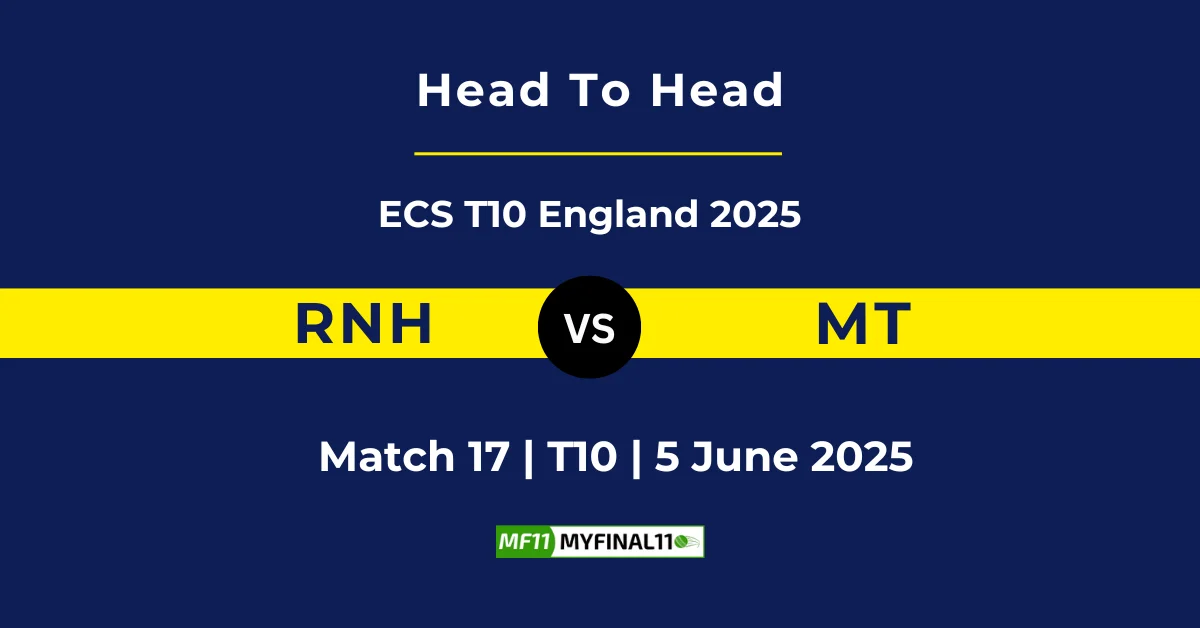 RNH vs MT Player Battle, Head to Head Team Stats, Team Record – ECS ...