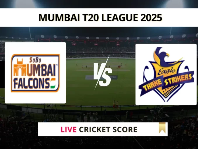 SBMF vs ETS Live Cricket Score Mumbai T20 League 2025