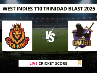 SCK vs SCL Live Cricket Score West Indies T10 Trinidad Blast 2025