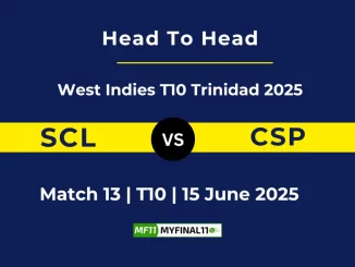 SCL vs CSP Player Battle, Head to Head West Indies T10 Trinidad 2025