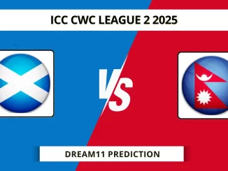 SCO vs NEP Dream11 Prediction ICC CWC League 2 2025