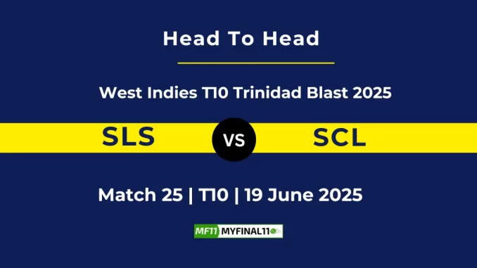 SLS vs SCL Player Battle, Head to Head West Indies T10 Trinidad Blast 2025