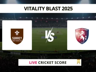 SUR vs KET Live Cricket Score Vitality Blast 2025