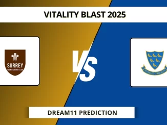 SUR vs SUS Dream11 Prediction Vitality Blast 2025