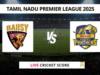 TGC vs SMP Live Cricket Score Tamil Nadu Premier League 2025