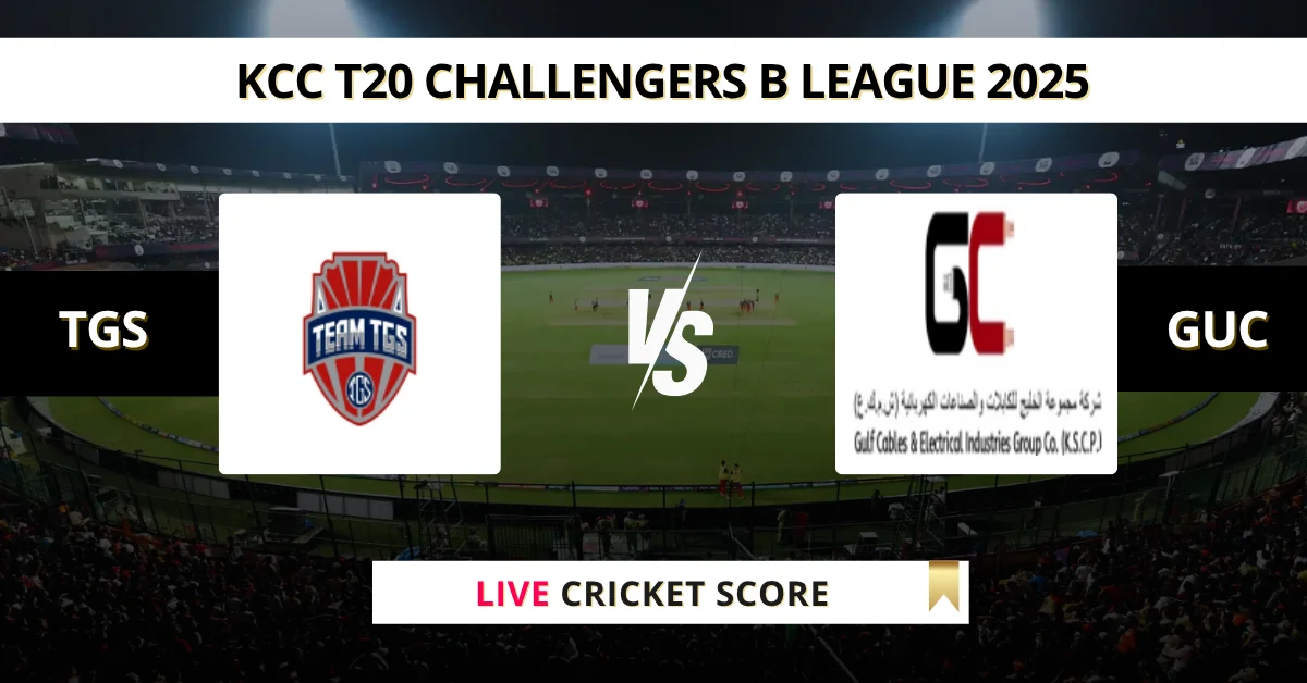 TGS vs GUC Live Score: Scorecard, Ball by Ball Commentary - Match 17, ...