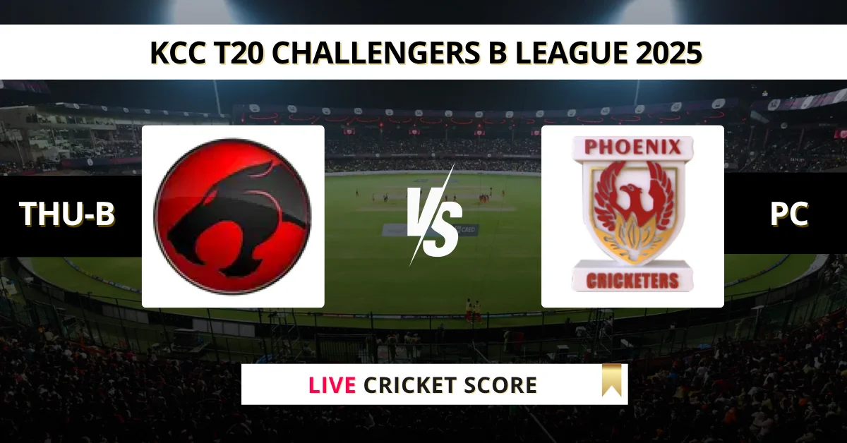 THU-B vs PC Live Score: Scorecard, Ball by Ball Commentary - Match 18,...