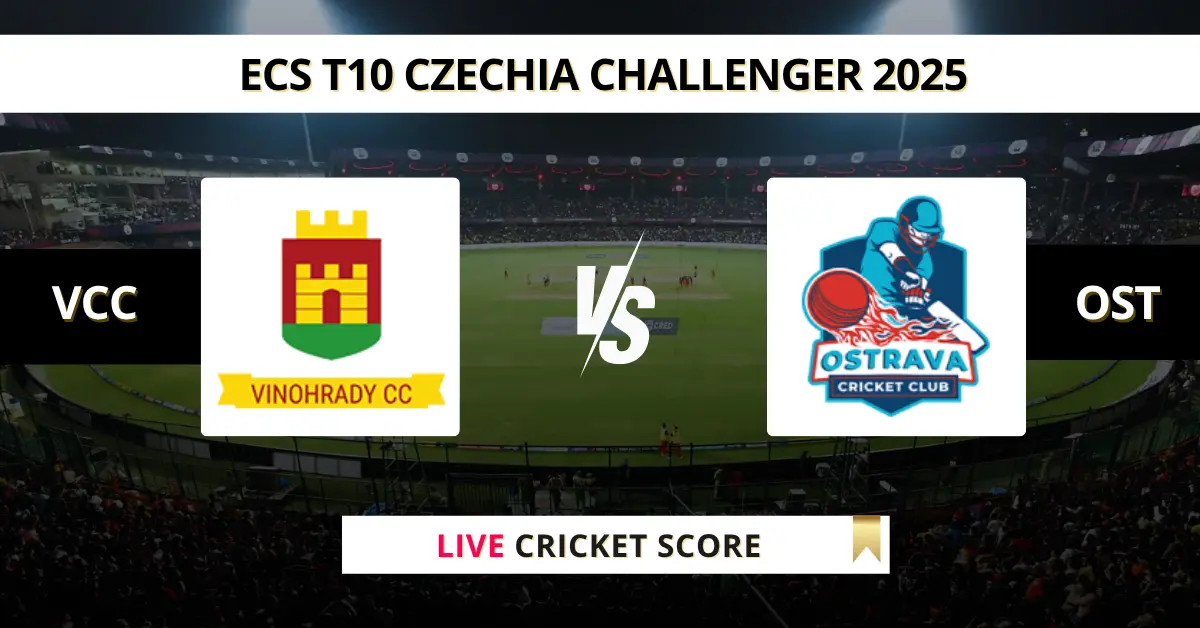 VCC vs OST Live Score: Scorecard, Ball by Ball Commentary - Match 4, E...