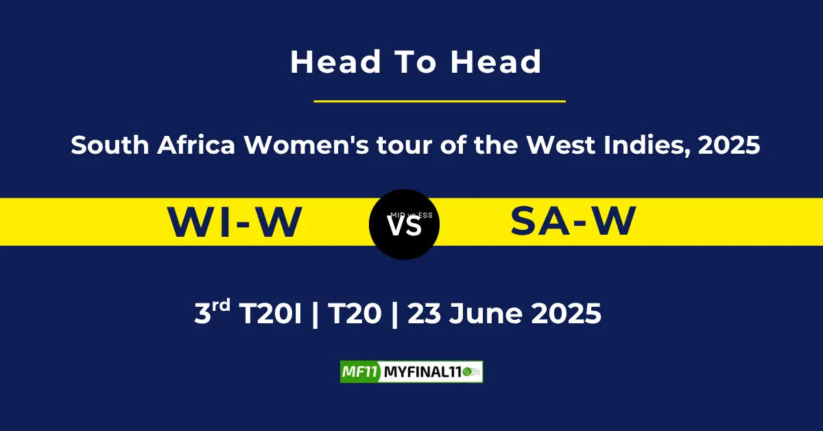 WI-W vs SA-W Player Battle & Head to Head Team Stats - South Africa Wo...
