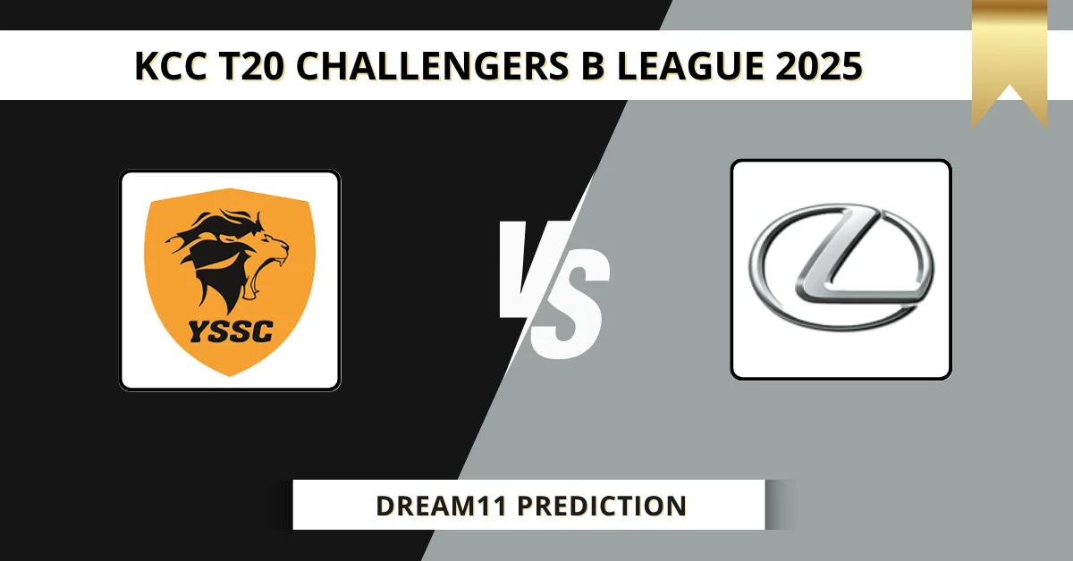 YSS vs LEX Dream11 Prediction Today: Pitch Report, Player Stats, & Fan...