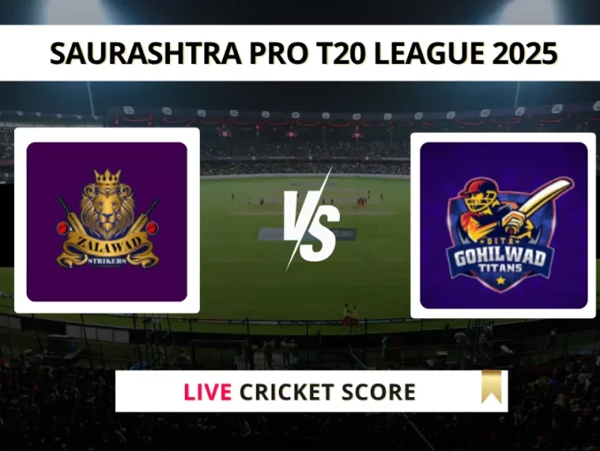 ZS vs GOH Live Cricket Score Saurashtra Pro T20 League 2025