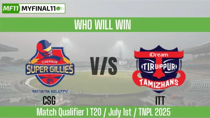 CSG vs ITT Who will win