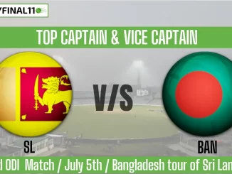SL vs BAN Top 3 Captain Pick 2nd ODI, 5th July