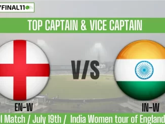 EN-W vs IN-W Top 3 Captain and Vice-Captain Pick for 2nd ODI