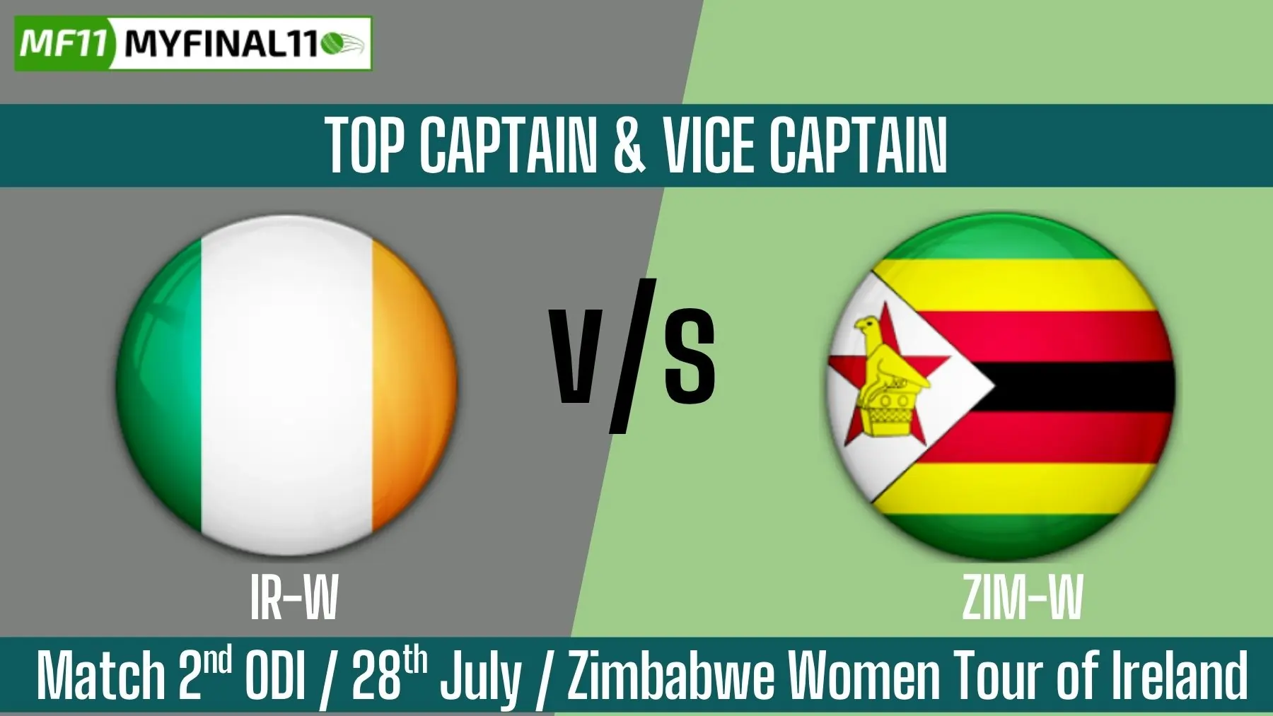 IR-W vs ZM-W Top 3 Captain and Vice-Captain Pick for 2nd ODI Match - Z...