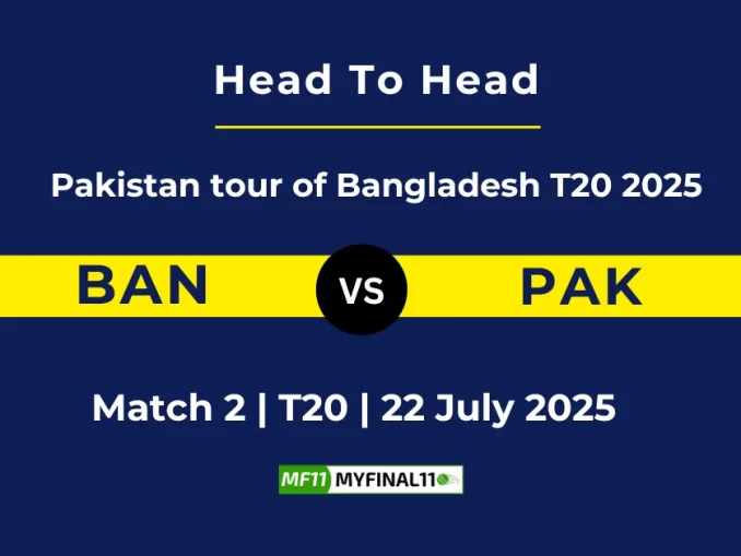 BAN vs PAK Player Battle & Head to Head Team Pakistan tour of Bangladesh T20 2025 (1)