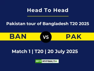 BAN vs PAK Player Battle & Head to Head Team Pakistan tour of Bangladesh T20 2025